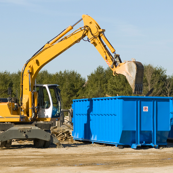 are there any restrictions on where a residential dumpster can be placed in Dekalb County